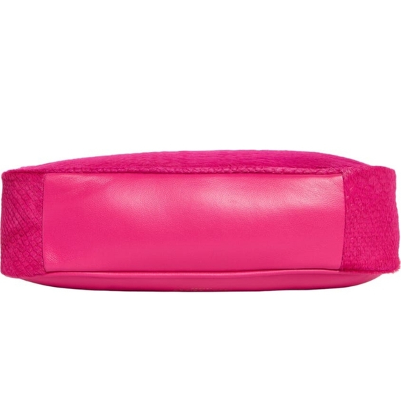 Kurt Geiger London Kew Hot Pink Pouch, Shoulder, Crossbody Bag, New Leather - Picture 14 of 15